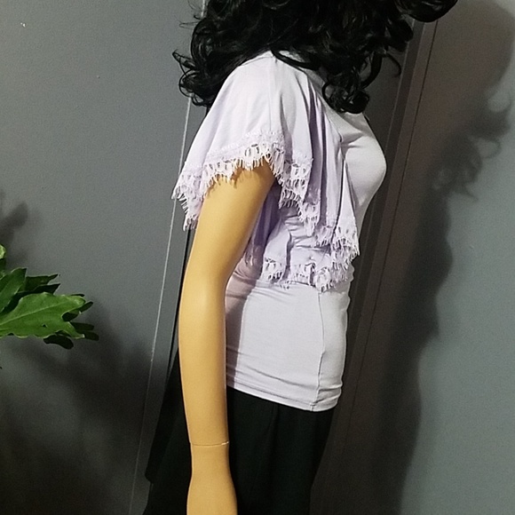 Pretty Lace Detail Layers Top - Picture 2 of 8